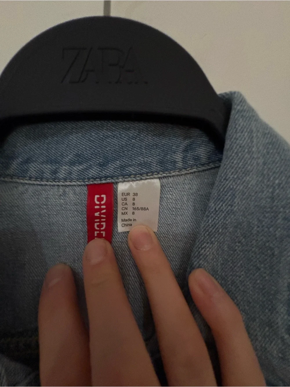 H&M Divided Light Blue Denim Vest - Picture 3 of 3